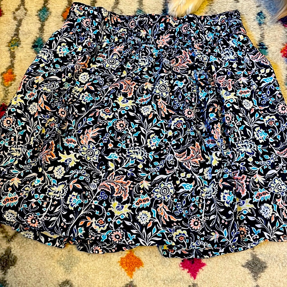Floral linen skirt!